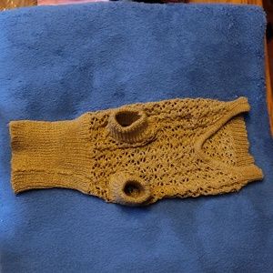 Golden turtleneck sweater XS